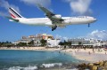 Airbus A340 da Air France em Saint Martin