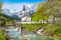 Vila de Ramsau, Alpes Bávaros