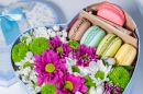 Flores e Macaroon