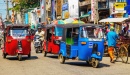 Tuk Tuks em Colombo, Sri Lanka