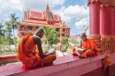 Jovens Budistas em Bac Lieu, Vietnã