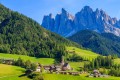 Val di Funes, Montanhas Dolomitas, Itália
