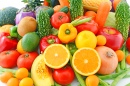 Frutas Frescas e Vegetais Diferentes