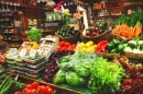 Vegetais em um Mercado