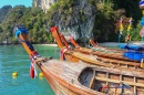 Barcos Tradicionais Thai Long, Koh Samui