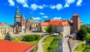 Castelo de Wawel com jardins, Cracóvia, Polônia
