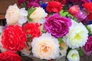 Flores Coloridas de Seda