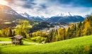Aldeia de Berchtesgaden, Alpes Bávaros