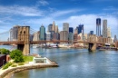 Ponte de Brooklyn e Baixa Manhattan