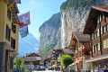 Lauterbrunnen e as Cataratas Staubbach