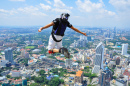 Base Jumper em Kuala Lumpur, Malásia