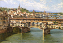 Antonietta Brandeis - A Ponte Vecchio, Florença