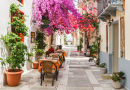 Restaurante na Rua em Nafplio, Grécia