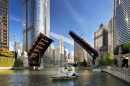 Pontes Elevadiça do Rio de Chicago