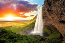 Cachoeira de Seljalandsfoss, Islândia