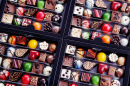 Chocolates na Caixa de Presente