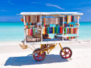 Vendendo Souvenirs numa Praia de Cuba