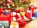 Caixas de Presente na Árvore de Natal