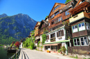 Rua histórica de Hallstatt, Áustria