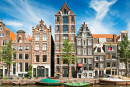 Canais de Amsterdã e Casas Típicas