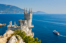 Castelo do Ninho da Andorinha perto de Yalta, Crimeia