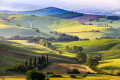 Paisagem da Primavera na Toscana, Itália