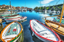 Barcos de Madeira, Porto Stintino, Itália