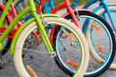 Pneus Coloridos da Bicicleta