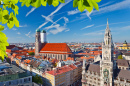 Marienplatz e Nova Prefeitura de Munique
