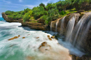 Cachoeira Jogan, Java, Indonésia