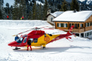 Helicóptero de Resgate nos Alpes Austríacos