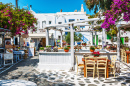 Taverna Grega na Ilha de Mykonos