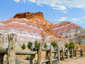 Deserto de Utah do Sul perto de Pahreah