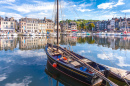 Porto de Honfleur, na Normandia, França