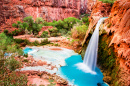 Cachoeira Havasu, Reserva Índigena de Havasupai
