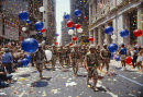 Soldados no Desfile Tickertape, Nova Iorque