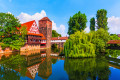 Rio Pegnitz em Nuremberg, Alemanha