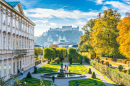 Jardins Mirabell e Fortaleza Hohensalzburg, Áustria