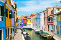 Canal em Burano, Veneza