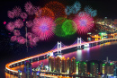 Festival de Fogos de Artifício em Busan, Coreia do Sul