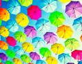 Guarda-chuvas Coloridos