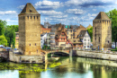 Ponte Medieval em Strasbourg, França