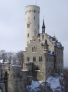 Castelo de Lichtenstein no Inverno