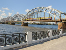 Ponte Ferroviária em Riga, Letônia