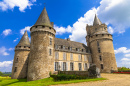 Castelo Medieval em Dordonha, França