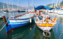 Barcos de Pesca na Cidade de Propriano, Córsega