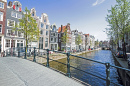 Canal em Amsterdã, Países Baixos
