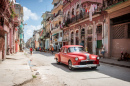 Carro Americano Clássico em Havana, Cuba