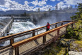 Barragem Post Falls em Idaho