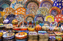 Lembranças de Cerâmicas Turcas Tradicionais